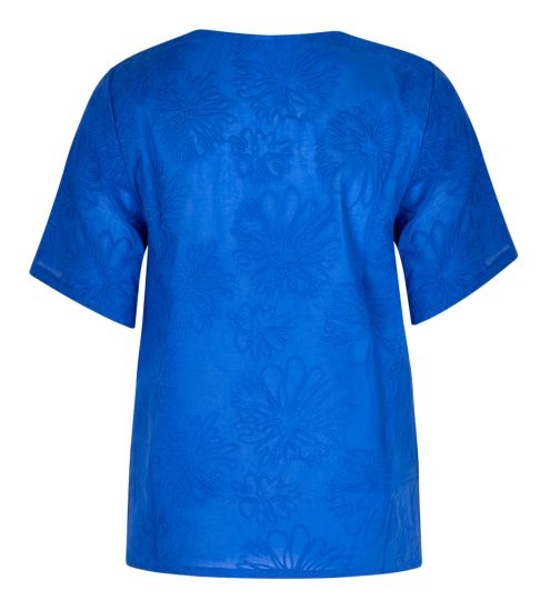 Top à manches courtes La Bohème Bleu Tonic