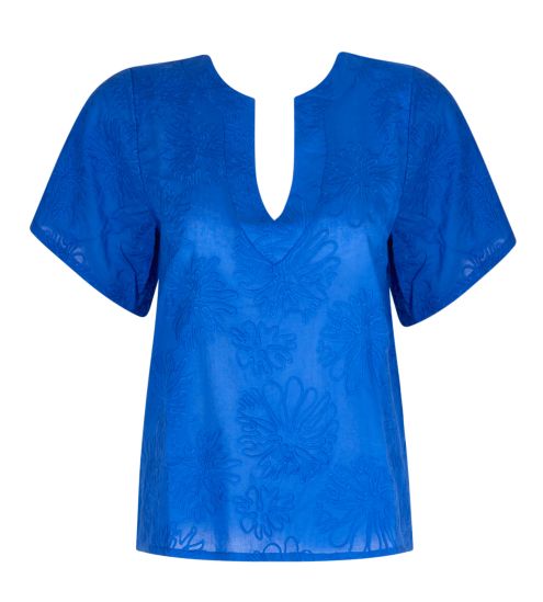 Top à manches courtes La Bohème Bleu Tonic