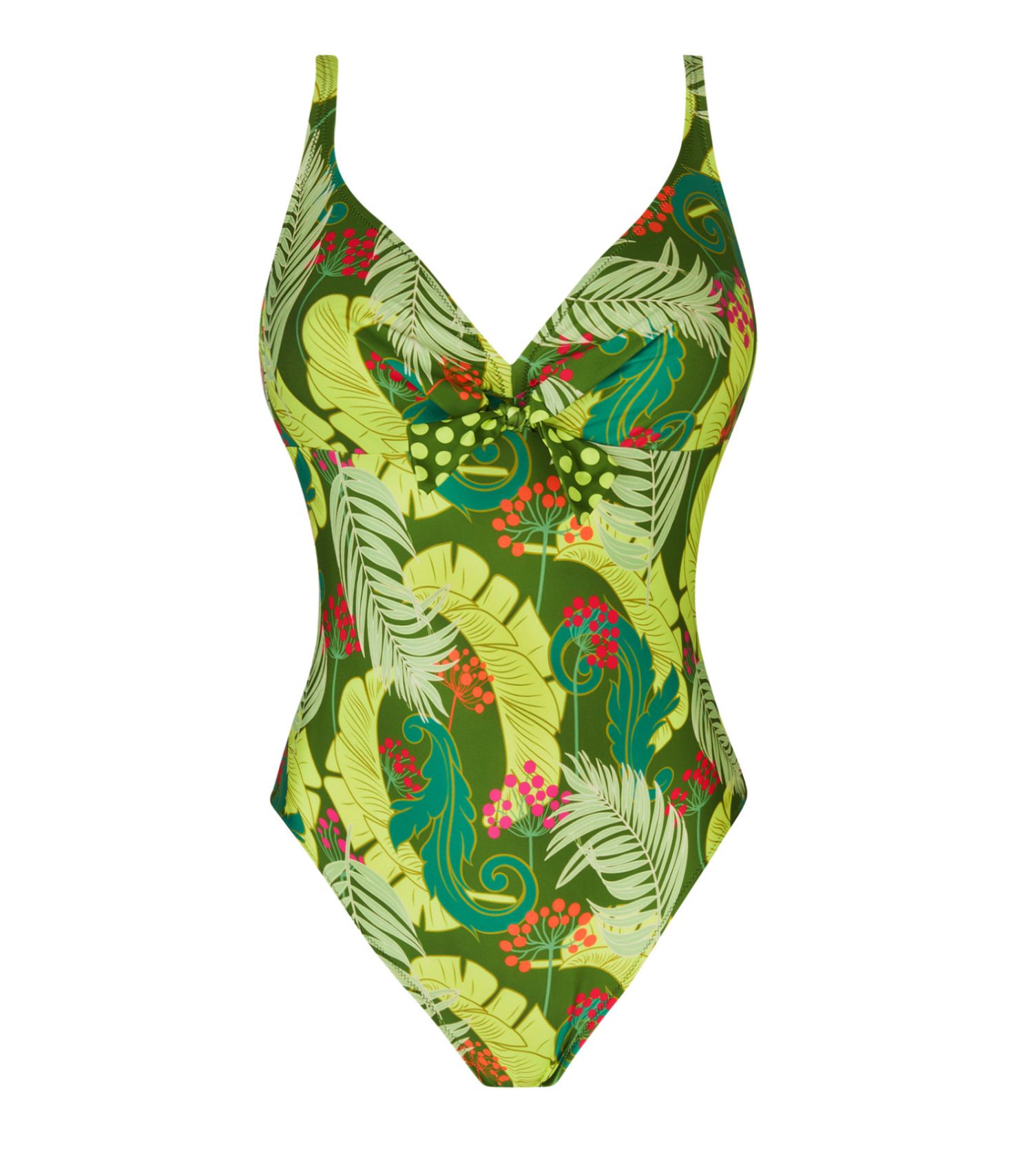 Maillot de bain 1 pièce Nageur Maintien La Venus Nature Vert Tropic