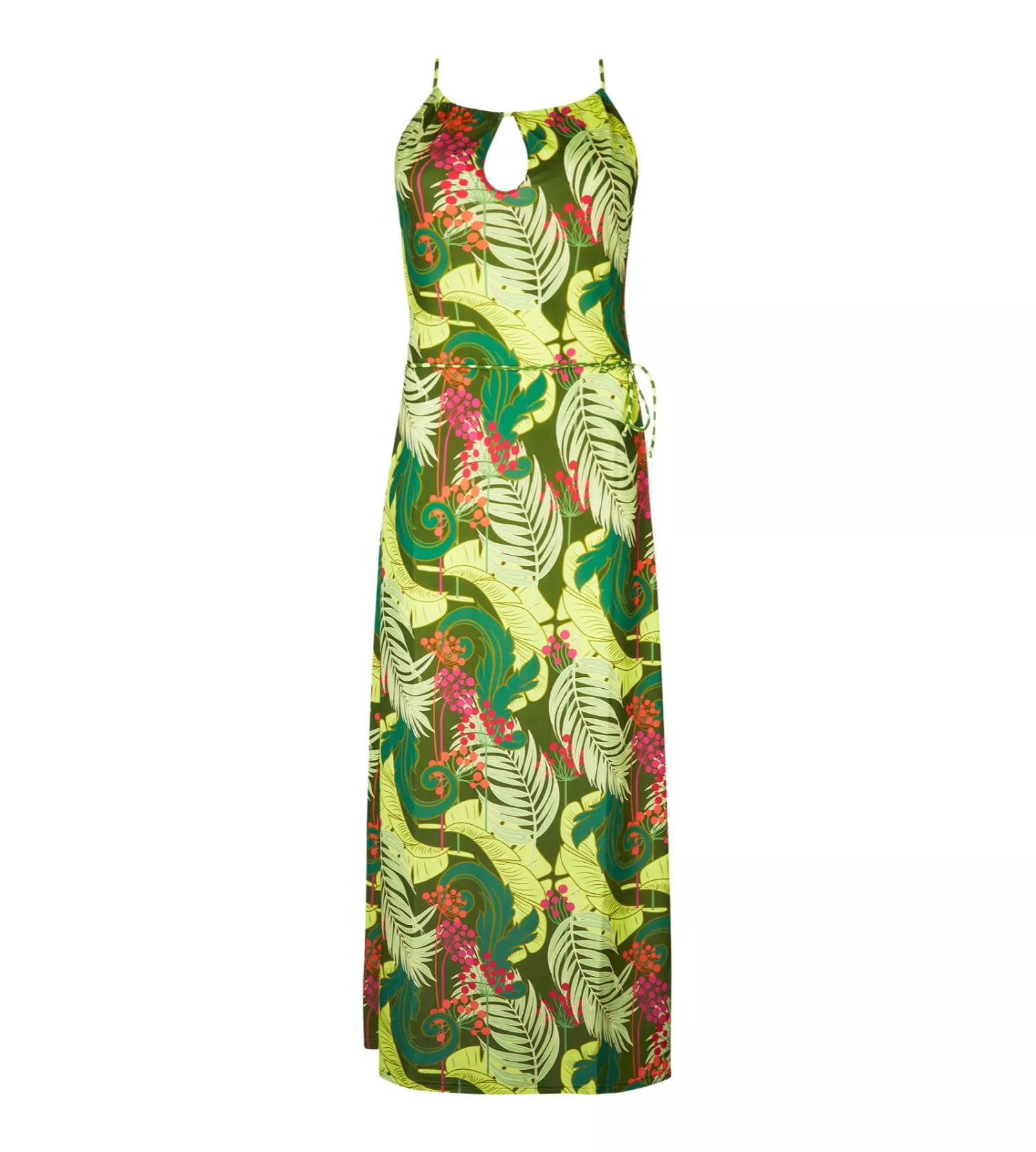 Robe longue La Venus Nature Vert Tropic