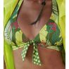 Haut de maillot de bain triangle mousse La Venus Nature Vert Tropic