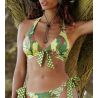 Haut de maillot de bain triangle mousse La Venus Nature Vert Tropic