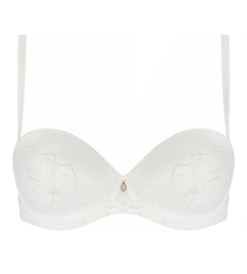 Soutien gorge bandeau Bellissime Amour Écru Nacre