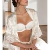 Soutien gorge bandeau Bellissime Amour Écru Nacre