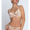 Soutien gorge triangle sans armatures Bellissime Amour Écru Nacre