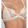 Soutien gorge triangle sans armatures Bellissime Amour Écru Nacre