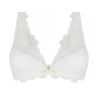 Soutien gorge Plunge demi-mousse Bellissime Amour Écru Nacre