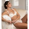 Soutien gorge Plunge demi-mousse Bellissime Amour Écru Nacre