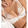 Soutien gorge Plunge demi-mousse Bellissime Amour Écru Nacre
