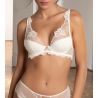 Soutien gorge Plunge demi-mousse Bellissime Amour Écru Nacre