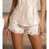 Short en soie Bellissime Amour Écru Nacre