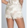 Short en soie Bellissime Amour Écru Nacre