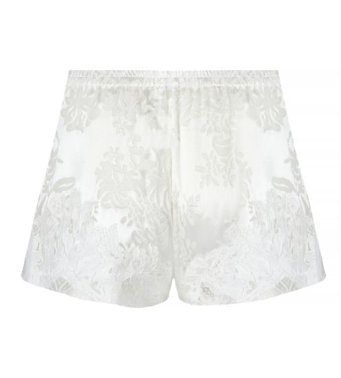 Short en soie Bellissime Amour Écru Nacre