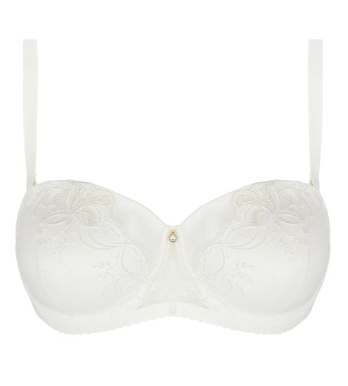Soutien gorge bandeau Bellissime Amour Écru Nacre