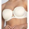Soutien gorge bandeau Bellissime Amour Écru Nacre