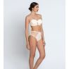 Soutien gorge bandeau Bellissime Amour Écru Nacre
