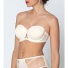 Soutien gorge bandeau Bellissime Amour Écru Nacre
