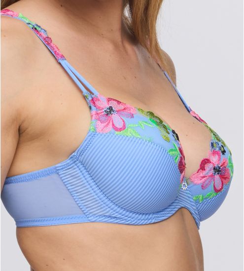 Soutien gorge push up Odilly Santorini Blue