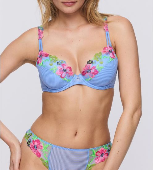 Soutien gorge push up Odilly Santorini Blue