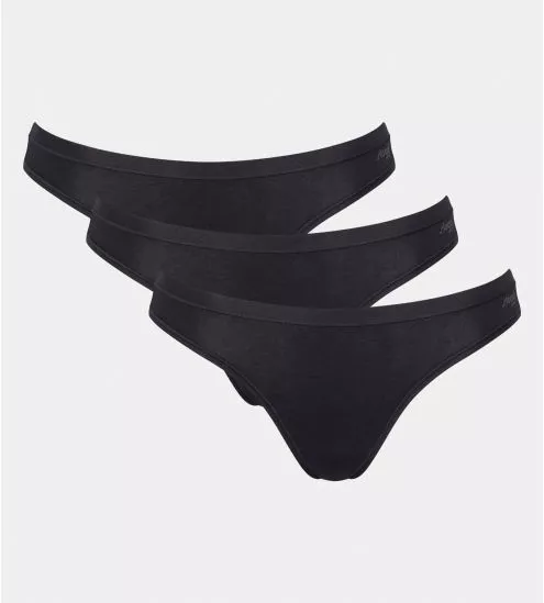 Lot de 3 slips mini Go Daily Noir