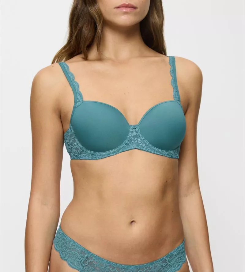Soutien gorge corbeille mousse 3D Amourette Quiet Turquoise