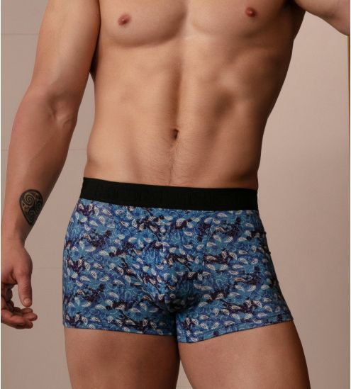 Boxer imprimé Vibe HO1 Bleu Marine