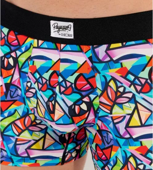 Boxer imprimé Idylle Multicolore