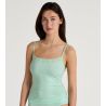 Top à bretelles Calida Natural Comfort Lace Soft Green