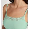 Top à bretelles Calida Natural Comfort Lace Soft Green