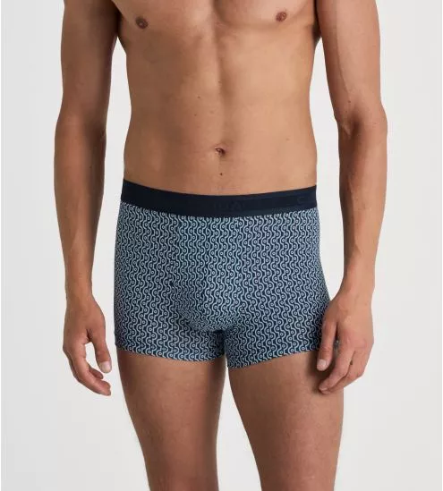Boxer homme Calida Grafic Cotton Dark Sapphire Bleu