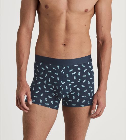 Boxer homme Calida Cotton Code Design Pond Green