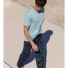 Pantalon homme Calida RMX Sleep Weekend Pond Green