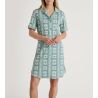Chemise de nuit Calida pour femme Palm Dreams Bristol Blue