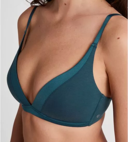 Soutien gorge triangle Calida Cate Deep Dive Petrol