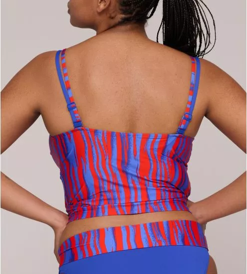 Haut de maillot de bain Tankini PrimaDonna Swim Skudai Wild Stripes