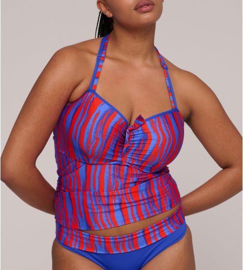 Haut de maillot de bain Tankini PrimaDonna Swim Skudai Wild Stripes