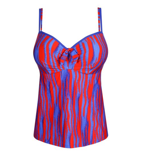 Haut de maillot de bain Tankini PrimaDonna Swim Skudai Wild Stripes