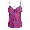 Haut de maillot de bain Tankini PrimaDonna Swim Skudai Wild Stripes