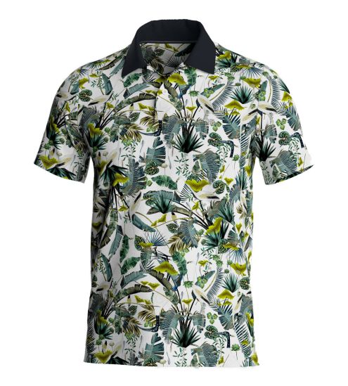 Polo Impetus Bali Blanc imprimé