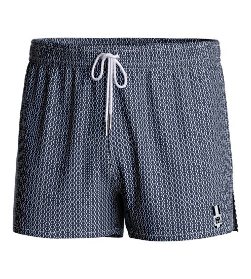 Short de bain Impetus Positano imprimé Bleu Marine