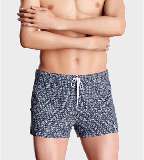 Short de bain Impetus Positano imprimé Bleu Marine