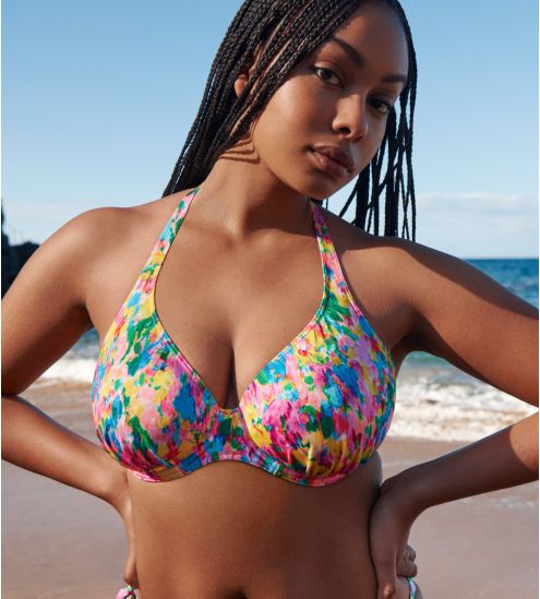 Haut de maillot de bain plongeant PrimaDonna Swim Ubud Sun Glow