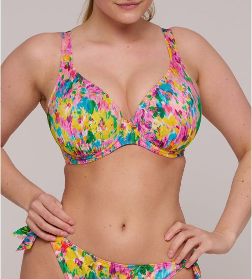 Haut de maillot de bain plongeant PrimaDonna Swim Ubud Sun Glow