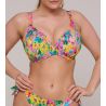 Haut de maillot de bain plongeant PrimaDonna Swim Ubud Sun Glow
