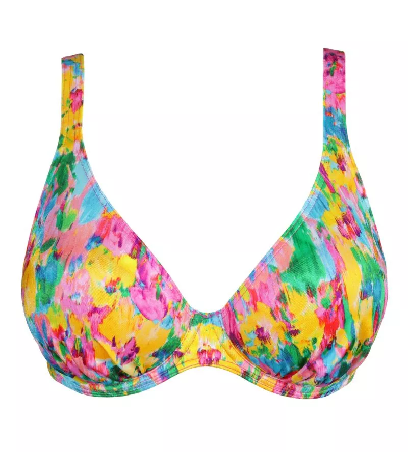 Haut de maillot de bain plongeant PrimaDonna Swim Ubud Sun Glow