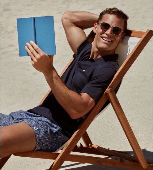 Short de bain Impetus Positano imprimé Bleu Marine