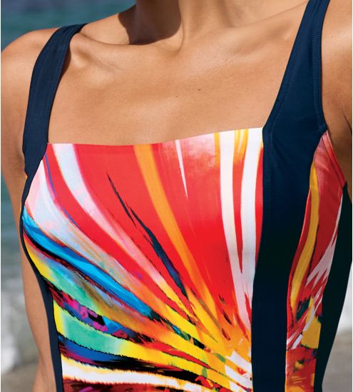 Maillot de bain 1 pièce Sunflair sculptant Multicolore