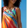 Robe d'été sans manches orange