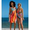 Robe d'été sans manches orange