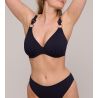 Haut de maillot de bain plongeant Pinner Dazzling Sky